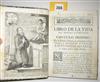 (MEXICO--1762.) Díaz de Arce, Juan. Libro de la vida del proximo evangelico, el vener. Padre Bernardino Alvarez.